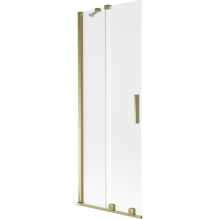 Mexen Velar 2-panel sliding bathtub screen 75 x 150 cm, frosted, gold - 896-075-000-31-50