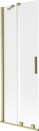 Mexen Velar sliding bath screen 2-wing 75 x 150 cm, frost, brushed gold - 896-075-000-31-55