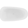 Mexen Giada freestanding bathtub 170 x 90 cm, white gloss, white overflow - 52741709000-20