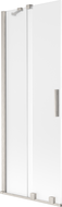Mexen Velar 2-panel sliding bathtub screen 75 x 150 cm, frost, brushed nickel - 896-075-000-31-97