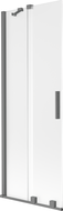 Mexen Velar 2-panel sliding bathtub screen 75 x 150 cm, frost, gun metal - 896-075-000-31-95