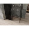 Mexen Omega sliding shower cabin 150 x 80 cm, graphite, chrome - 825-150-080-01-40
