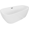 Mexen Giada freestanding bathtub 170 x 90 cm, white gloss, black overflow - 52741709000-70