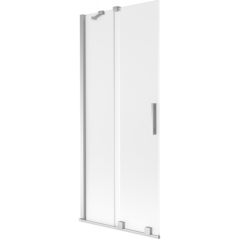 Mexen Velar shower screen 2-wing sliding 80 x 150 cm, frost, chrome - 896-080-000-31-01