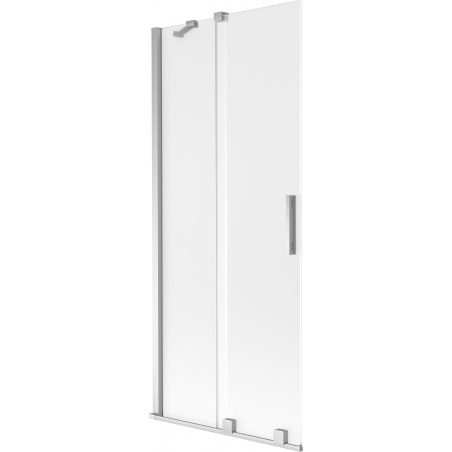 Mexen Velar 2-wing sliding bathtub screen 80 x 150 cm, frosted, chrome - 896-080-000-31-01