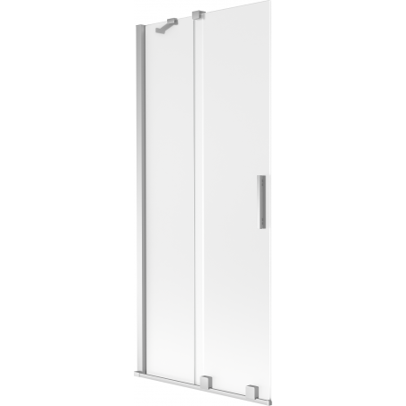 Mexen Velar shower screen 2-wing sliding 80 x 150 cm, frost, chrome - 896-080-000-31-01