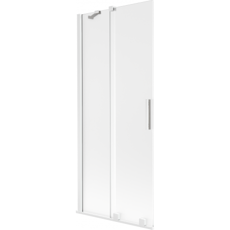 Mexen Velar 2-wing sliding shower screen 80 x 150 cm, frost, white - 896-080-000-31-20
