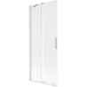 Mexen Velar Bathtub Screen 2-Panel Sliding 85 x 150 cm, Frosted, White - 896-085-000-31-20