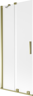 Mexen Velar 2-panel sliding bath screen 85 x 150 cm, frosted, gold - 896-085-000-31-50
