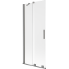 Mexen Velar 2-panel sliding bathtub screen 85 x 150 cm, frost, gun metal - 896-085-000-31-95