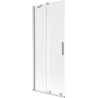 Mexen Velar 2-panel sliding shower screen 85 x 150 cm, frost, brushed nickel - 896-085-000-31-97