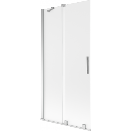 Mexen Velar sliding 2-wing bath screen 90 x 150 cm, frosted, chrome - 896-090-000-31-01