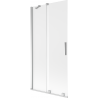 Mexen Velar 2-panel sliding bathtub screen 90 x 150 cm, frost, chrome - 896-090-000-31-01