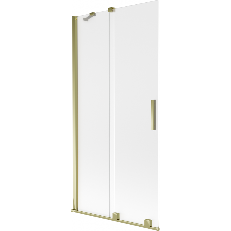 Mexen Velar 2-wing sliding shower screen 90 x 150 cm, frost, gold - 896-090-000-31-50
