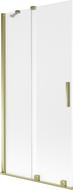 Mexen Velar 2-panel sliding bathtub screen 95 x 150 cm, frosted, gold - 896-095-000-31-50