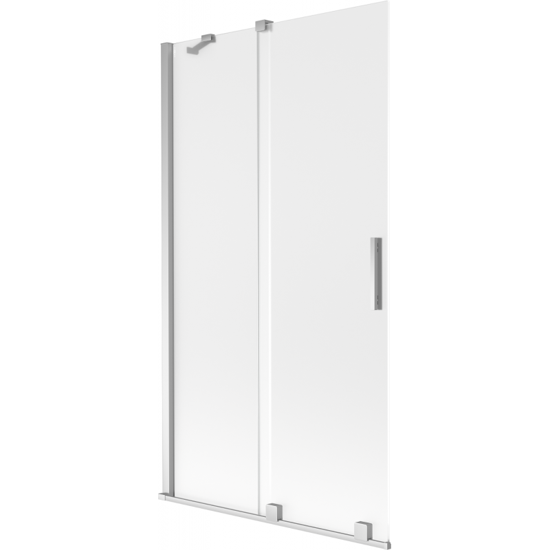 Mexen Velar 2-Panel Sliding Bath Screen 100 x 150 cm, Frosted, Chrome - 896-100-000-31-01