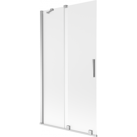 Mexen Velar 2-Panel Sliding Bath Screen 100 x 150 cm, Frosted, Chrome - 896-100-000-31-01