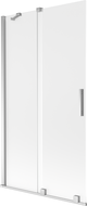 Mexen Velar 2-panel Sliding Bathtub Screen 100 x 150 cm, Frosted, Chrome - 896-100-000-31-01