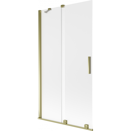 Mexen Velar 2-panel sliding shower screen 100 x 150 cm, frosted, gold - 896-100-000-31-50