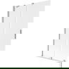 Mexen Velar 2-panel sliding bathtub screen 110 x 150 cm, frost, chrome - 896-110-000-31-01