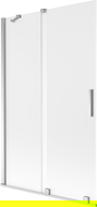 Mexen Velar 2-panel sliding bathtub screen 110 x 150 cm, frost, chrome - 896-110-000-31-01
