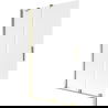 Mexen Velar shower screen 2-wing sliding 110 x 150 cm, frost, gold - 896-110-000-31-50