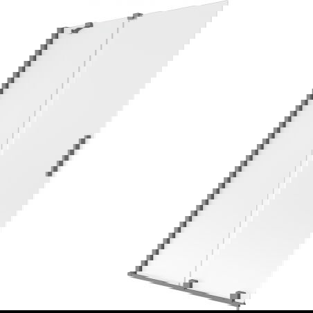 Mexen Velar 2-panel bath screen sliding 110 x 150 cm, frost, gun metal - 896-110-000-31-95