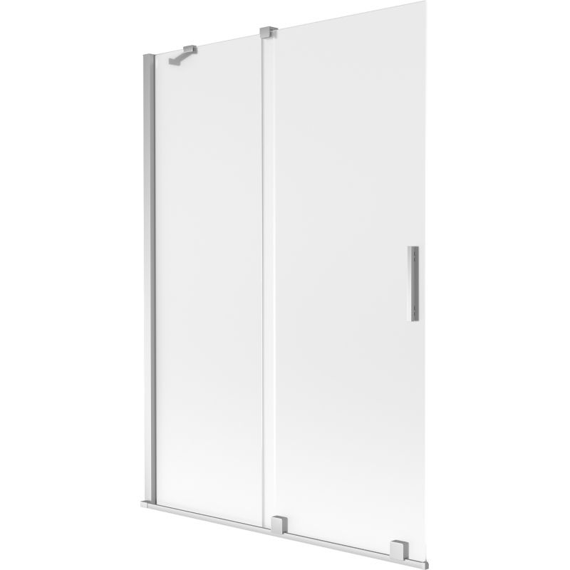 Mexen Velar 2-wing Sliding Bath Screen 120 x 150 cm, Frosted, Chrome - 896-120-000-31-01