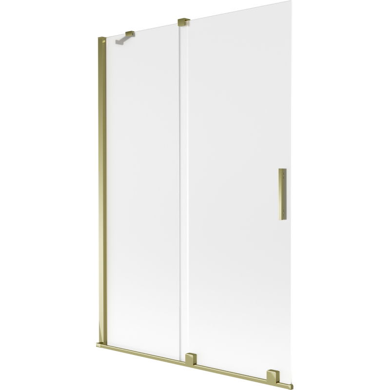 Mexen Velar 2-panel sliding bathtub screen 120 x 150 cm, frost, gold - 896-120-000-31-50