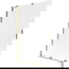 Mexen Velar 2-panel sliding bathtub screen 120 x 150 cm, frost, gold - 896-120-000-31-50
