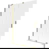 Mexen Velar 2-panel sliding bathtub screen 120 x 150 cm, frosted, brushed gold - 896-120-000-31-55