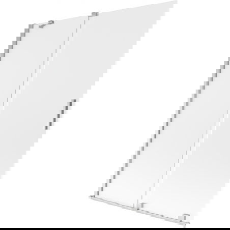 Mexen Velar 2-wing sliding bath screen 130 x 150 cm, frost, chrome - 896-130-000-31-01