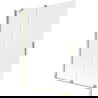 Mexen Velar shower screen 2-panel sliding 130 x 150 cm, frosted, gold - 896-130-000-31-50