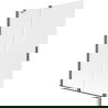 Mexen Velar 2-panel sliding shower screen 130 x 150 cm, frosted, brushed gun gray - 896-130-000-31-66