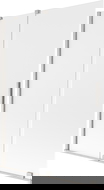Mexen Velar 2-wing sliding shower screen 130 x 150 cm, frost, brushed nickel - 896-130-000-31-97