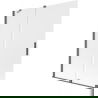 Mexen Velar shower screen 2-wing sliding 140 x 150 cm, frost, brushed gun gray - 896-140-000-31-66