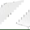 Mexen Velar 2-Panel Sliding Bathtub Screen 140 x 150 cm, Frosted, Brushed Nickel - 896-140-000-31-97