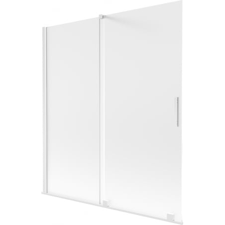 Mexen Velar 2-panel sliding bath screen 150 x 150 cm, frost, white - 896-150-000-31-20