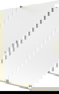 Mexen Velar two-wing sliding bath screen 150 x 150 cm, frost, gold - 896-150-000-31-50