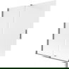Mexen Velar 2-panel sliding bathtub screen 150 x 150 cm, frost, gun metal - 896-150-000-31-95