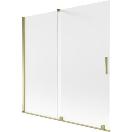 Mexen Velar 2-wing sliding shower screen 160 x 150 cm, frost, gold - 896-160-000-31-50