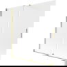 Mexen Velar 2-wing sliding shower screen 160 x 150 cm, frost, gold - 896-160-000-31-50