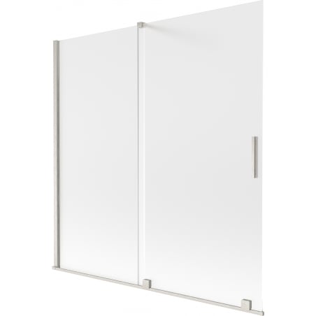 Mexen Velar 2-panel sliding shower screen 160 x 150 cm, frost, brushed nickel - 896-160-000-31-97