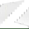 Mexen Velar 2-wing sliding bath screen 160 x 150 cm, frost, brushed nickel - 896-160-000-31-97