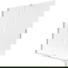 Mexen Velar 2-panel sliding bath screen 150 x 150 cm, frost, brushed nickel - 896-150-000-31-97