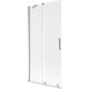 Mexen Velar sliding bathtub screen 2-leaf 95 x 150 cm, frost, chrome - 896-095-000-31-01