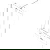 Mexen Velar 2-wing sliding bath screen 170 x 150 cm, frost, chrome - 896-170-000-31-01