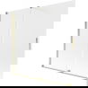 Mexen Velar 2-Panel Sliding Bath Screen 170 x 150 cm, Frosted, Gold - 896-170-000-31-50