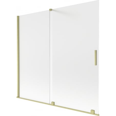 Mexen Velar 2-panel sliding shower screen 170 x 150 cm, frost, brushed gold - 896-170-000-31-55