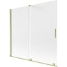 Mexen Velar 2-panel sliding shower screen 170 x 150 cm, frost, brushed gold - 896-170-000-31-55